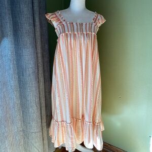 Haute Hippie Kids Style Boho Lined Dress  Size 8 EUC